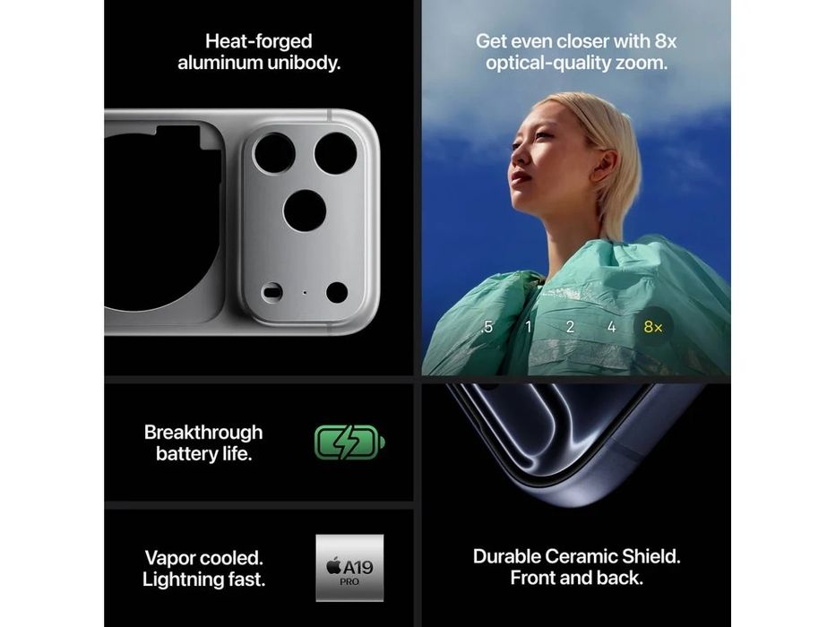 iPhone 17 Pro Max APPLE (6.9'' - 1 TB - Prateado)
