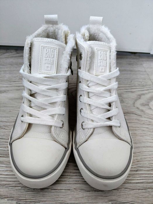 Buty zimowe dziecięce BIG STAR, rozmiar 32, białe – stan jak nowe