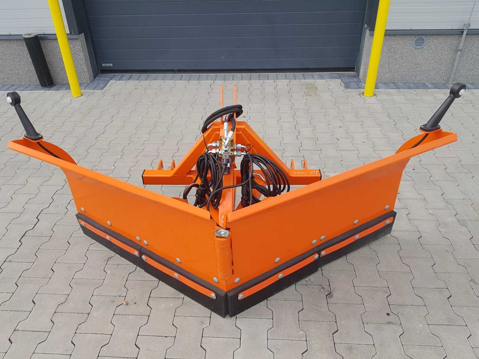 RATY Pług Śnieżny Strzałka składany 1,5 -2,2m TUZ Hydrauliczny dostawa