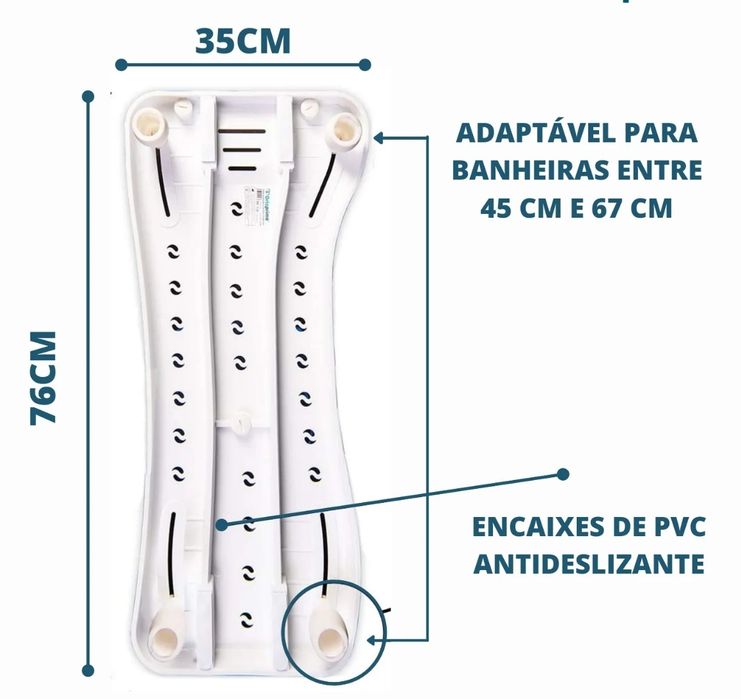 Mesa de Banho para transferência de paciente