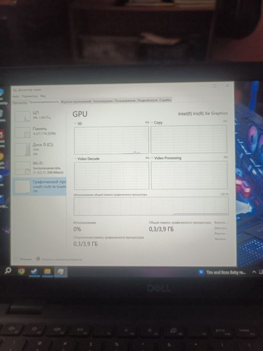 Ноутбук Dell 3420 intel i5 11-gen