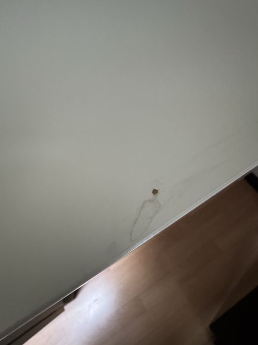 biale biurko ikea podwojne