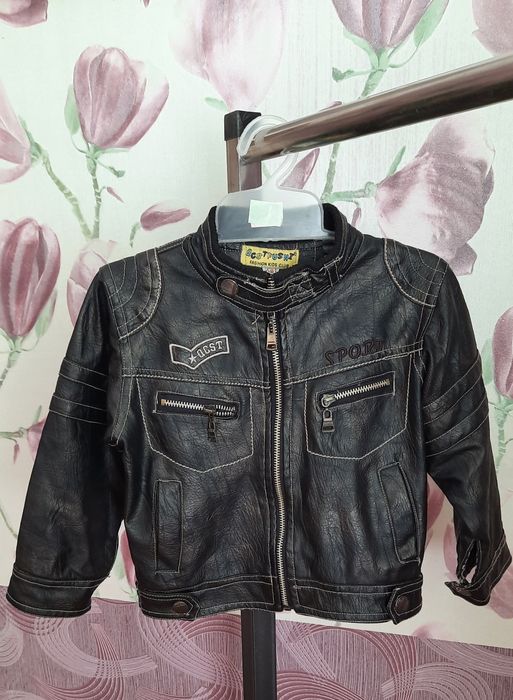 Куртка детская, кожзам