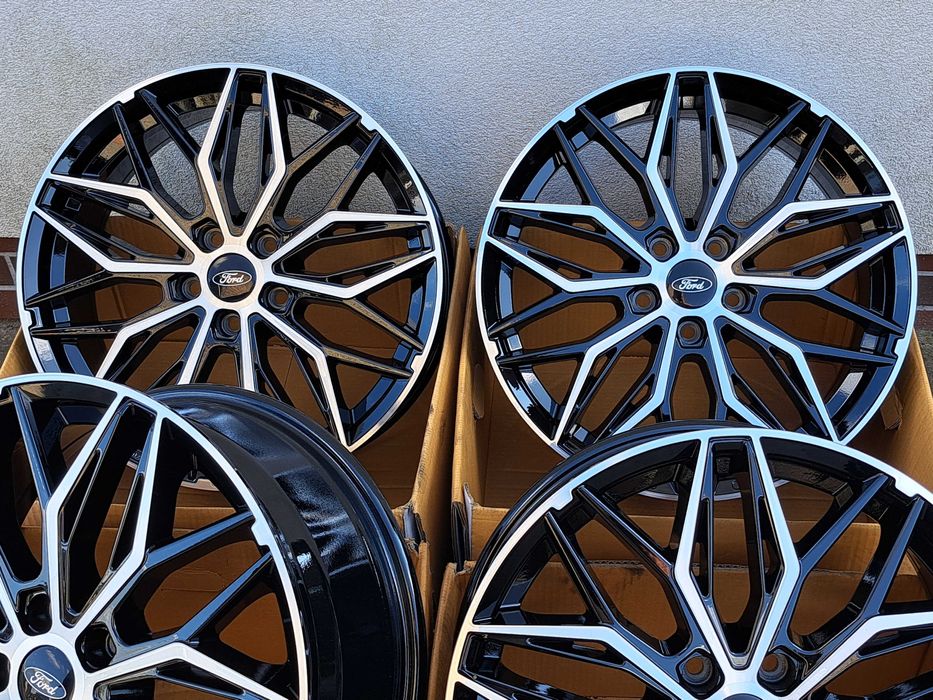 ALUFELGI FORD 17 NOWE 5x108 KUGA Galaxy Focus Mondeo S-Max Czarne CA26