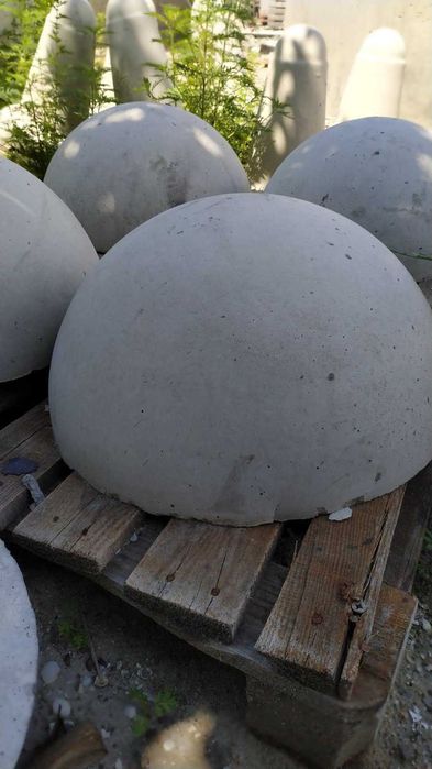 Бетоні вироби. Залізобетонні кільця. Полусфери