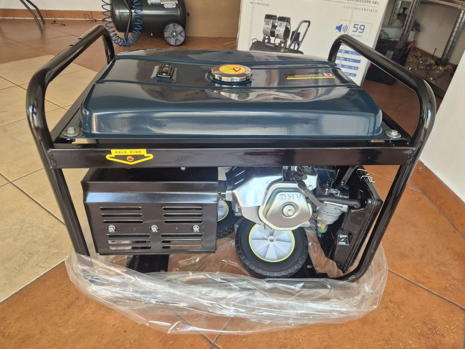 Agregat prądotwórczy HH6500 5–5,5kW NOWY mocny 230V 400V