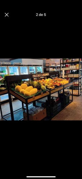 Fruteira madeira e ferro