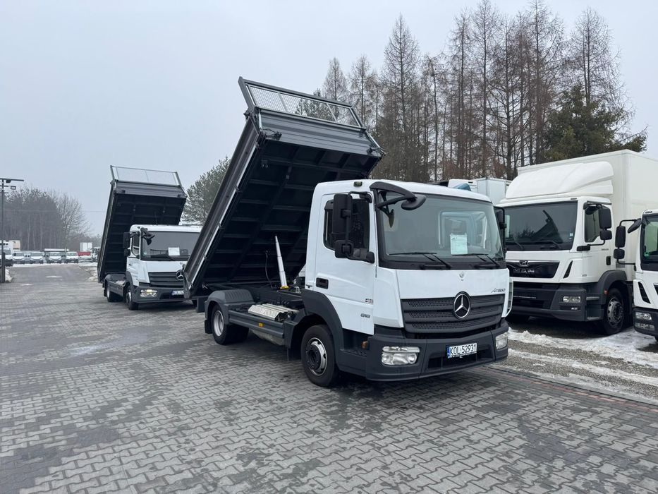 Mercedes-Benz 818 821 921 1018 1221 1218 1224 1523 1527  Mercedes Atego 818 Nowa zabudowa wywrotka kiper 3 strony Hak