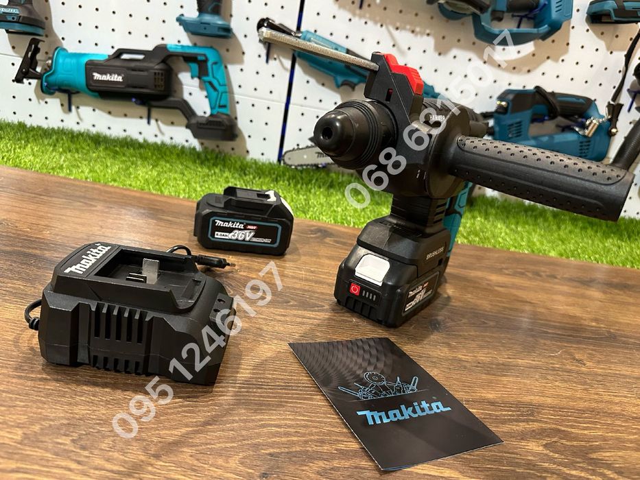 Аккумуляторный Перфоратор Makita DHR202BL 36V 8Ah Сила удара 3.3 Дж