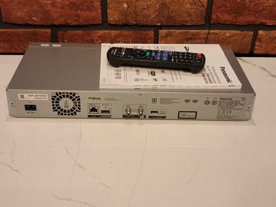 Panasonic DMR-UBS70EGK Ultra HD Nagrywarka Blu-ray, 500 GB