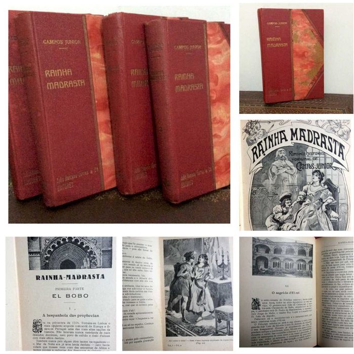 Rainha Madrasta de Campos Júnior. 4 volumes