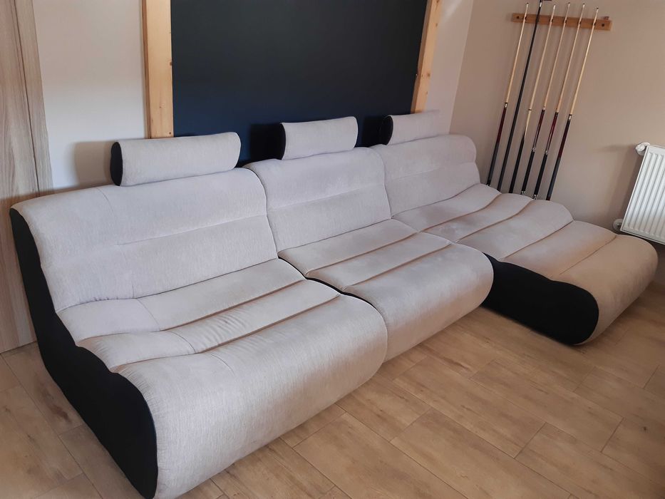 Kanapa narożna beżowa