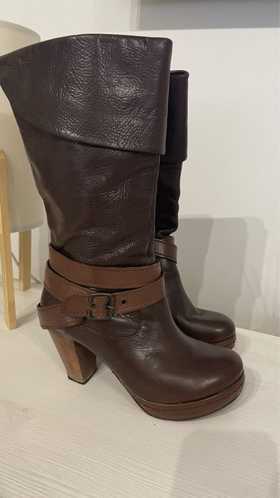 Botas Cubanas castanhas