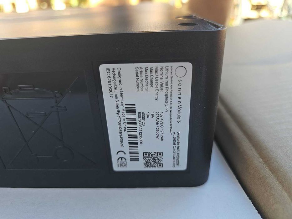 Акумулятор LifePo4 НОВИЙ Sonnen 102.4v 2.7 kWh