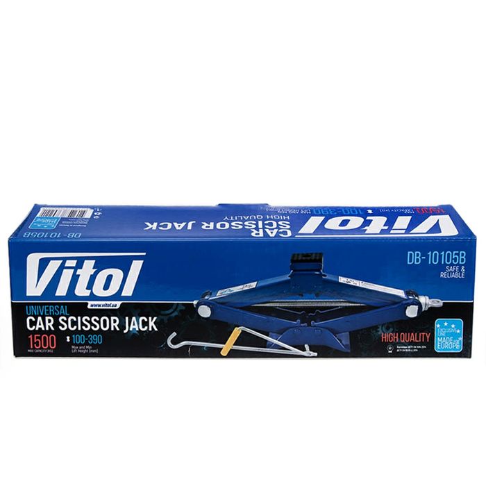Домкрат гвинтовий "ромб" 1.5т VITOL (390 мм)
