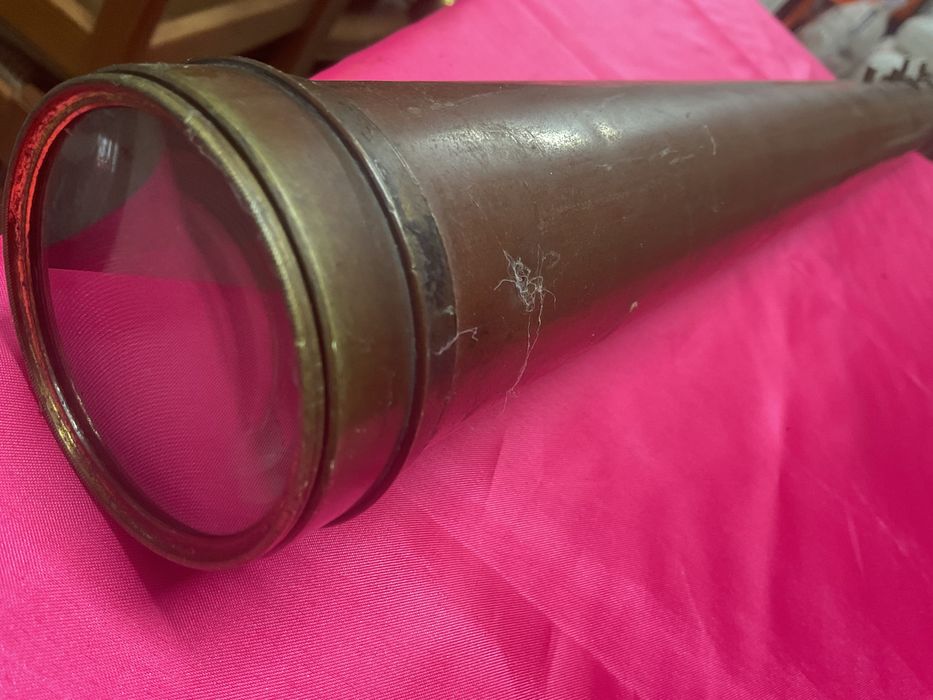 Binóculo marítimo latão cobre