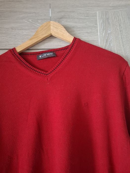 sweter męski w serek L