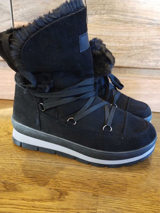 Buty zimowe śniegowce Mukluki czarne r.37