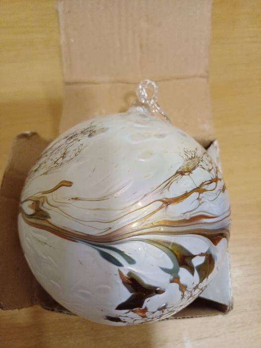 Елочная игрушка- шар. Производство Чехословакии .