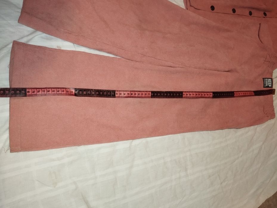 Костюм вельветовый штаны палаццо размер 134