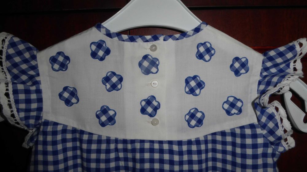 Sukienka dziewczęca country western HANDMADE 3-5 lat jak nowa