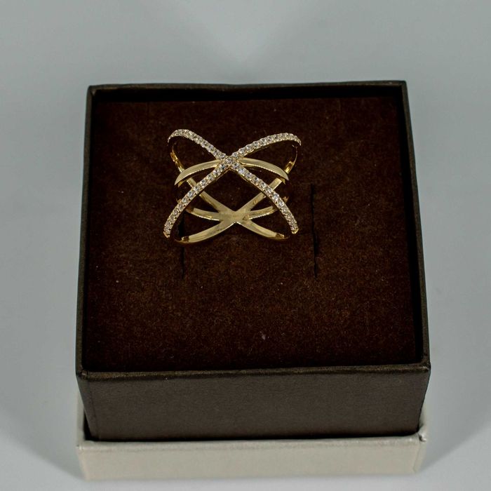 Złoty pierścionek 585 3,69 gram rozmiar 16 NOWY Okazja WYSYŁKA GRATIS