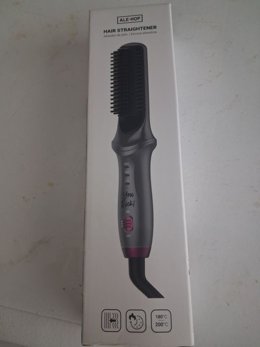 Escova de alisamento cabelo