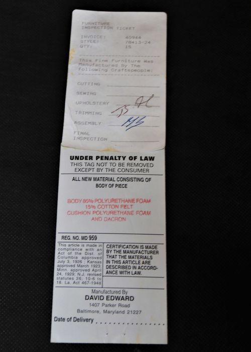 2 cadeirões vintage David Edwards certificados