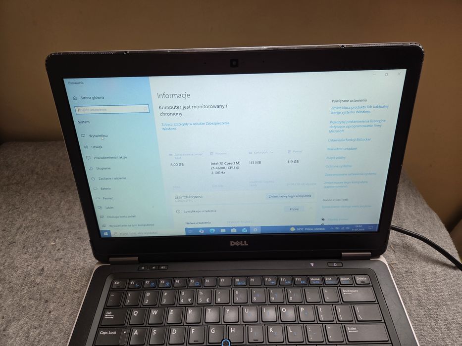 Dell e7440 i7-4600U, fhd 1920#1080
