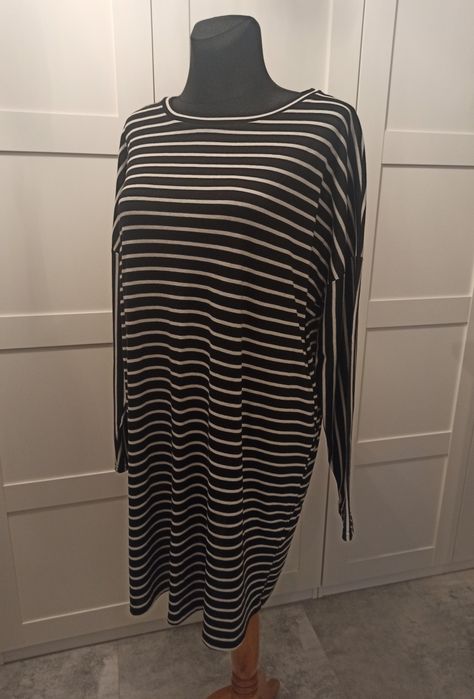 New Look Maternity dzianinowe sukienka tunika w paski
