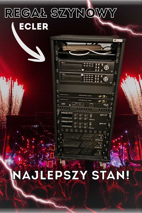 Kompleksowy system nagłośnienia ECLER: Rack+Wzmacniacze+Głośniki