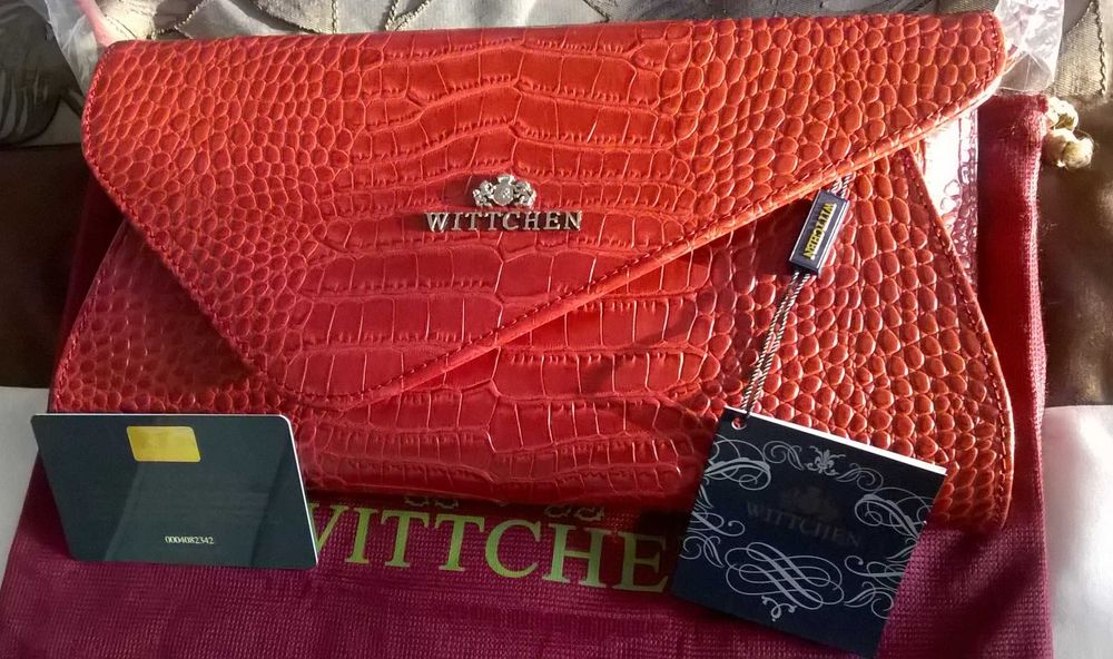 Wyjątkowa Kopertówka Wittchen skóra croco