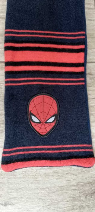 Шапка із пампоном та шарф Людина-павук Спайдермен Spider-man Marvel