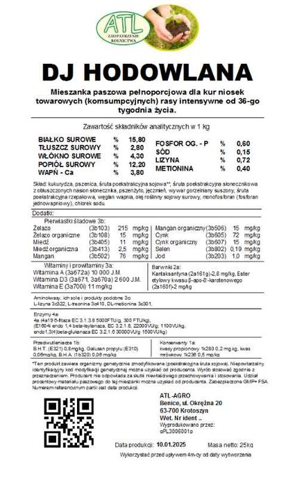 Pasza dla kur niosek na jajka Neorol sypka granulat dowóz wysyłka