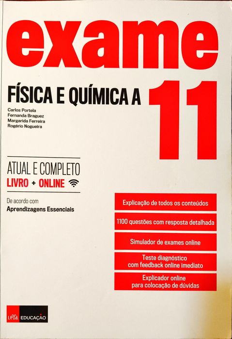 Livros de preparação para exame de física e química