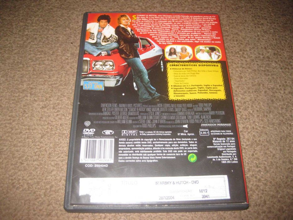 DVD "Starsky & Hutch" com Owen Wilson