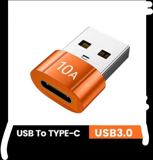 Adaptador USB para USB-C ou Adaptador USB-C para USB