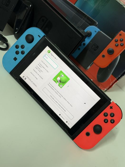 Nintendo Switch V1 - Desbloqueavel (pagamento 3x Klarna)