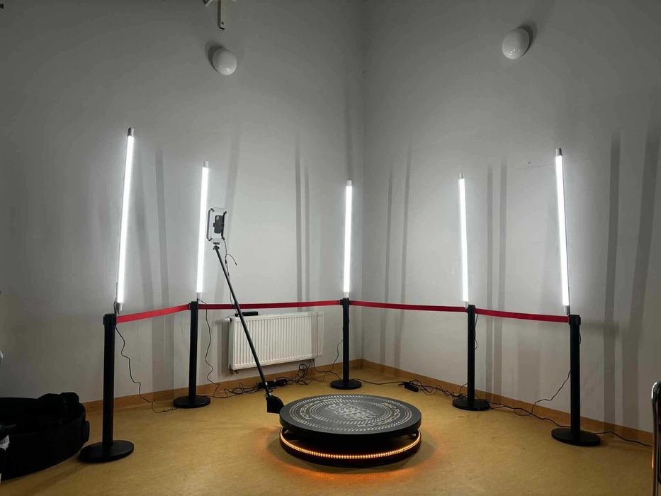 FOTOBUDKA 360° - ULANZI/5 lamp i słupków/LED/polski producent/iphone13