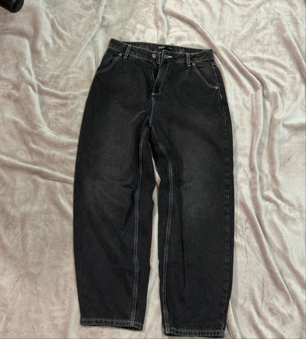 Джинсы бегги черные baggy sk8 y2k