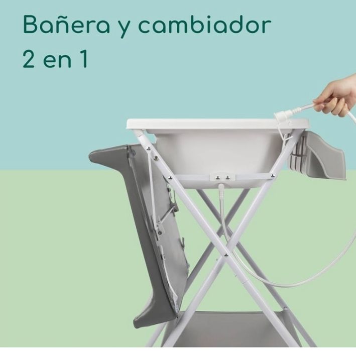 Novo  nunca foi usado ,banheira e muda fraldas