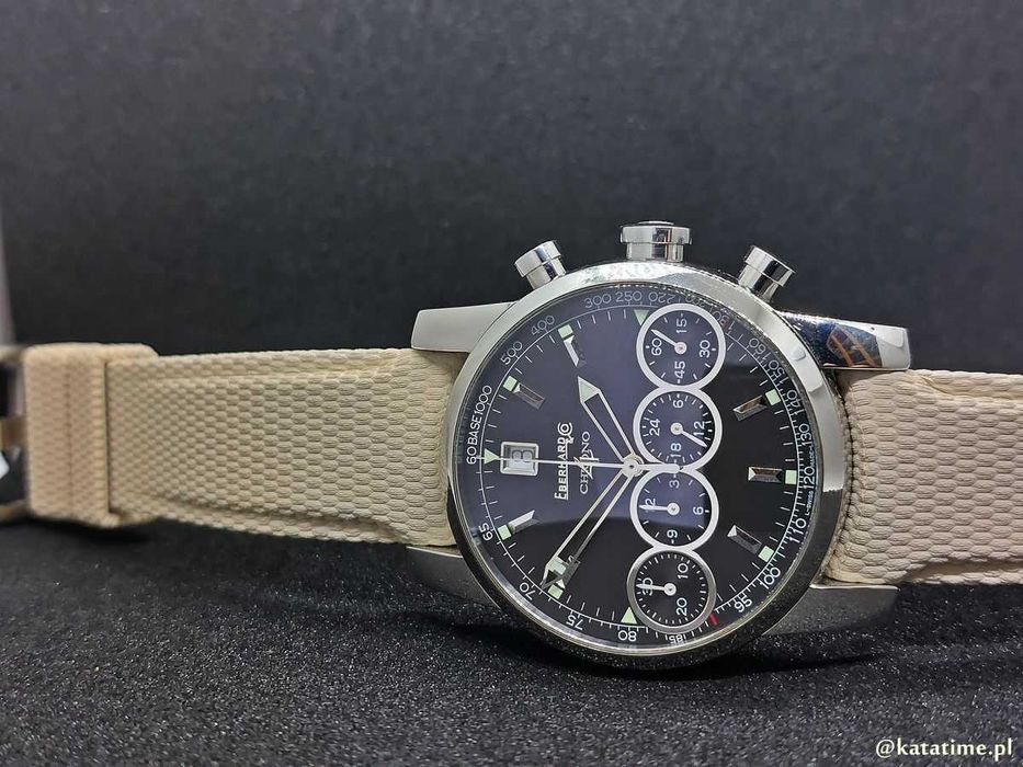 Zegarek męski Eberhard & Co.Chronograph ref. 31041 automatyczny data 40mm zegarek męski