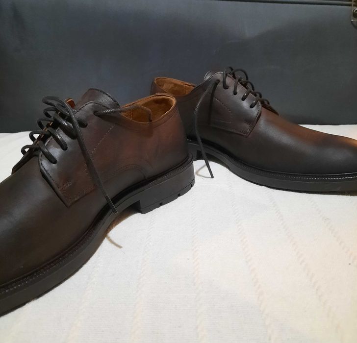 Sapato Formal Just Man 41 em Pele Novos