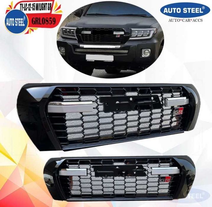 Решетка радиатора Toyota Land Cruiser 200 (2012-2015) стиль TRD