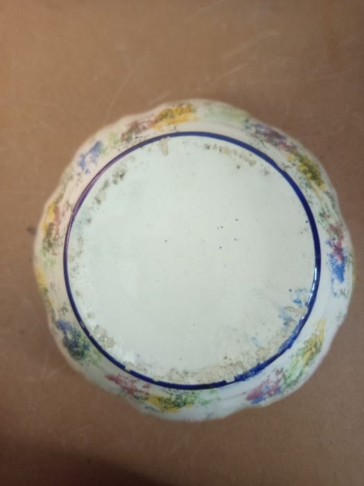 Faiança  corticeira saladeira antiga