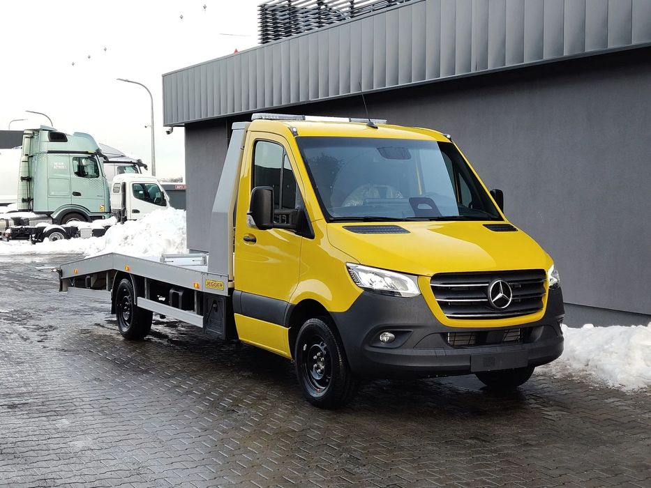 Mercedes-Benz Sprinter 319 CDI Autolaweta Jegger  2026/Automat/LED/kamera cofania/wciągarka 5400kg/hydrauliczny fotel