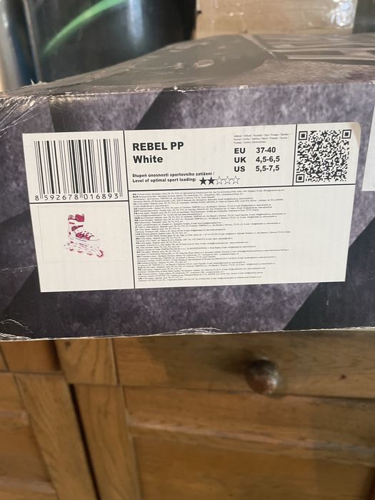 Роликові ковзани розсувні Tempish Rebel PP White розмір 37-40