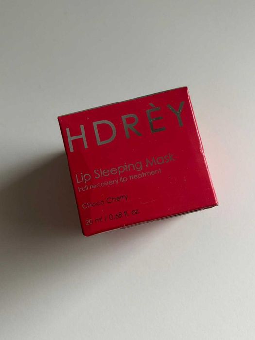 HDRÈY nocna maska regenerująca do ust 20 ml - Choco Cherry czekoladowa wiśnia - HDREY lip sleeping mask