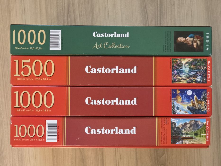 4x Puzzle Castorland