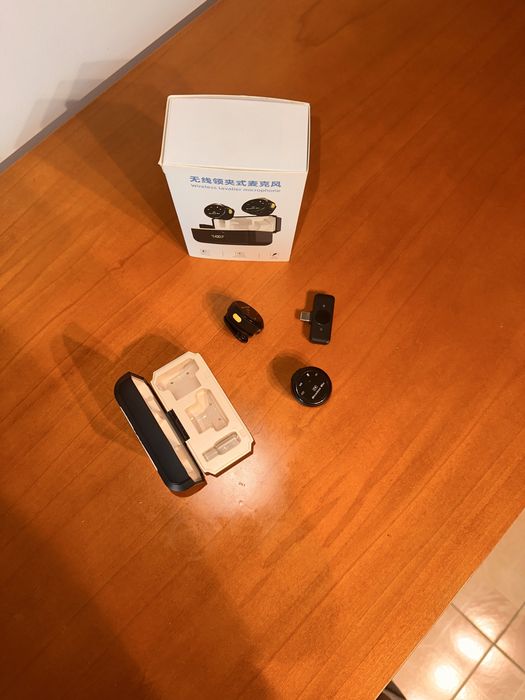 Microfone de Lapela Sem Fios